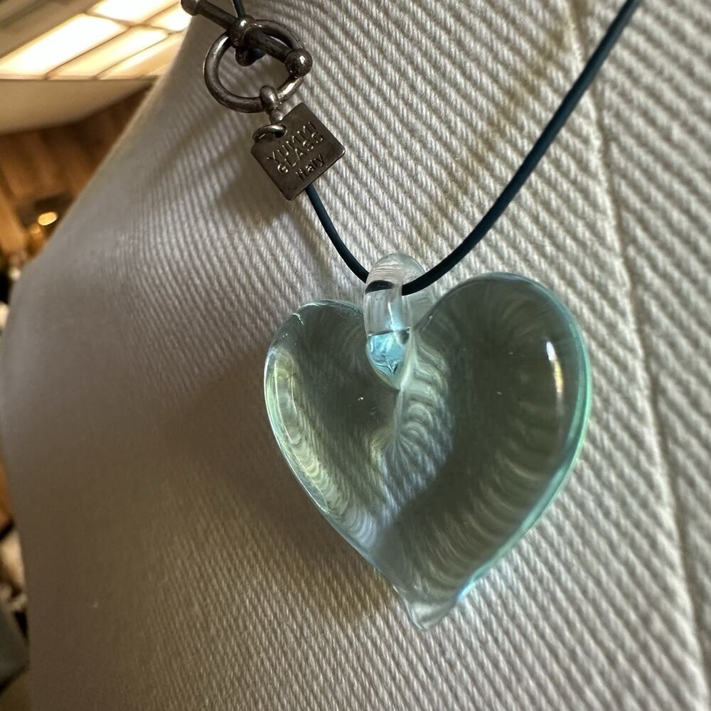 Yummi Glass Italy Heart Pendant toggle